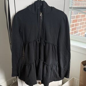 Free People Black Hoodie Sixe XS